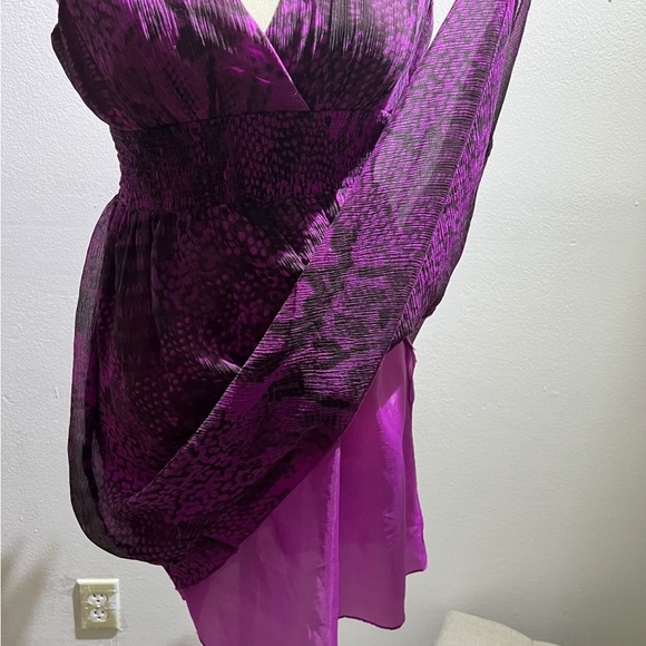 Silk AX Armani exchange  On knee dress Size 0 - Picture 14 of 14